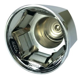 ALCOA Wheels, 16 Pieces of 1 1/16 Push On Hex Flange Hug A Lug Nut Covers with Interior Metal Clip