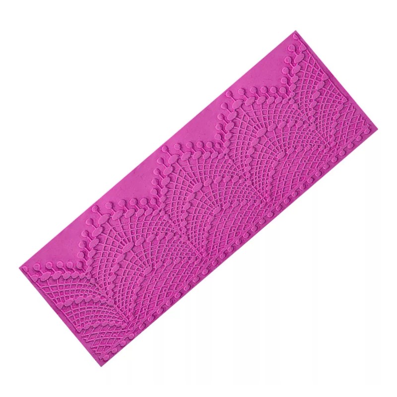 Lace Mat Molde Silicon Encaje Fondant Decoracion Reposteria Pastel