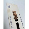 Vintage COPPER & NICKEL SILVER OWL Letter Opener NEW ON