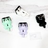 worahroe Pack of 4 Cat Key Hooks Self-Adhesive Coat Hooks