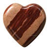 Shiva Lingam Narmada Crystal Heart Palm Stone - Pocket Massage