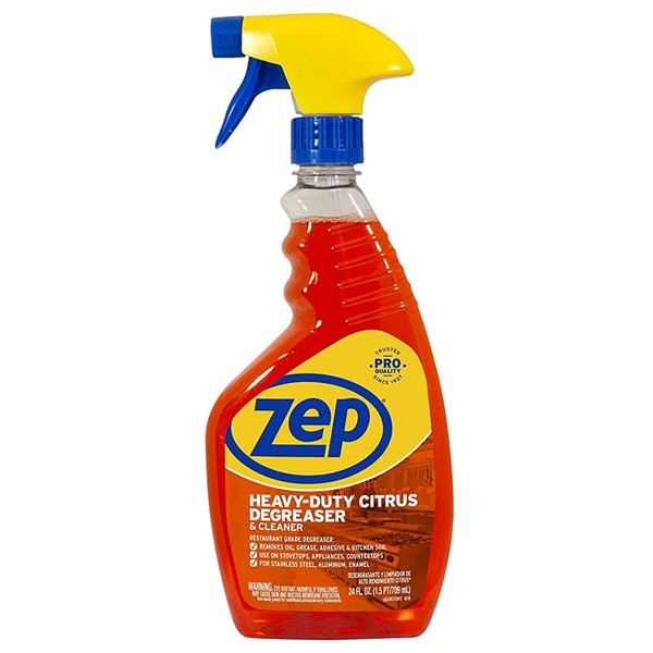 Zep Heavy-Duty Citrus Degreaser and Cleaner - 24 Ounce (Case of 1) ZUCIT24 - Removes Oil, Grease, Adhesive and Kitchen Soil