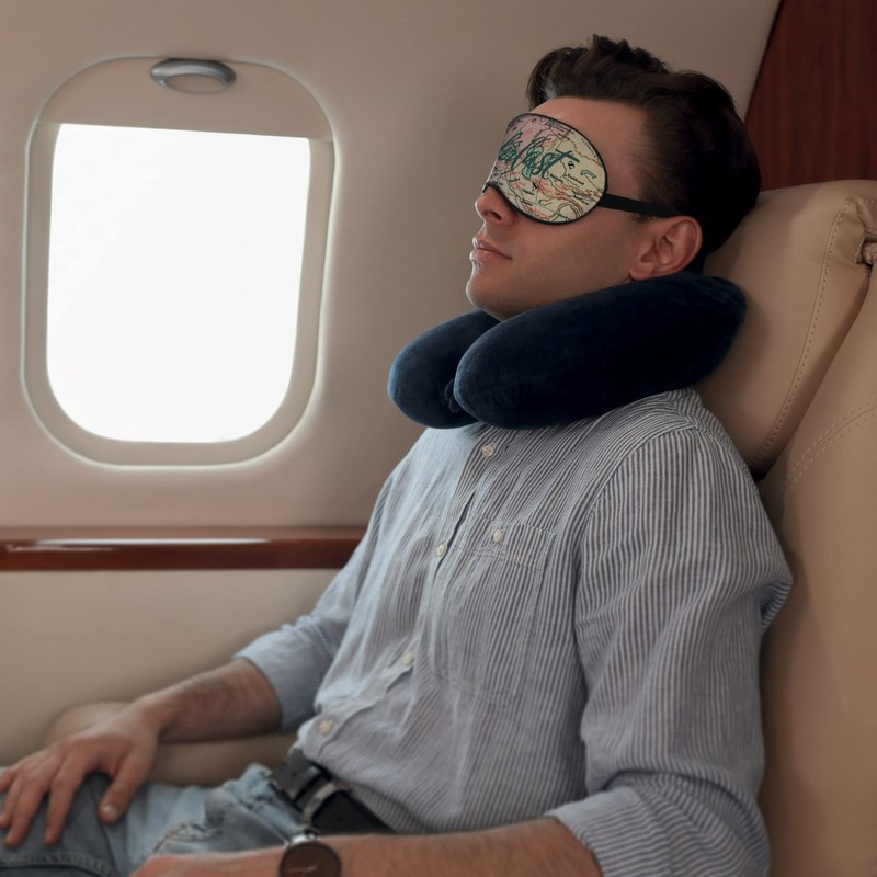 Legami - Sleep Mask with Adjustable Elastic Band, Practical and