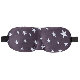Trimming Shop 1pc 3D Sleep Eye Mask with Adjustable Strap - Star Printed