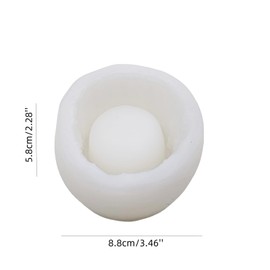 LONG XIN SERIES 1PCS Tree Stump Flower Pot Silicone Mold Holder Mold Epoxy Resin Clay Cement Mold for Succulent Flower Pots Candlesticks Pen Holders Candy Boxes Jewelry Storage Boxes