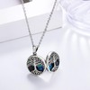 Tree of Life Locket Necklace That Holds Pictures Sterling Silver