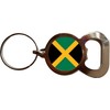 PJ4U Jamaica Bottle Opener Metal Keyring And Velvet Gift Bag