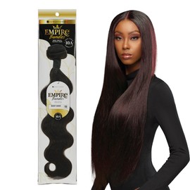Sensationnel Human Hair Empire Bundles Weave - BODY WAVE 20" (Color:NATURAL BLACK)
