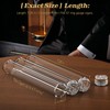 KEJIAR Cigar Tube, 3 Cigar Travel Cigar Case with Gel