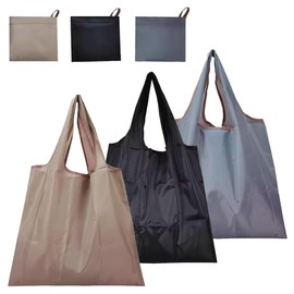 XXLKVSK 3Pcs Reusable Shopping Bag Foldable Shopping Bag Large Tote Shopping Bag Grocery Bags Nylon Tote Bag Shopping Bags with Handles for Fruit Vegetable Storage