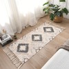 DXGJOKR Boho Runner Rug, 2'x4.3' Boho Kitchen Rug Bathroom Washable