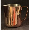 bonVIVO New bonVIVO Milk Frother Steamer Cup Copper Finish Stainless