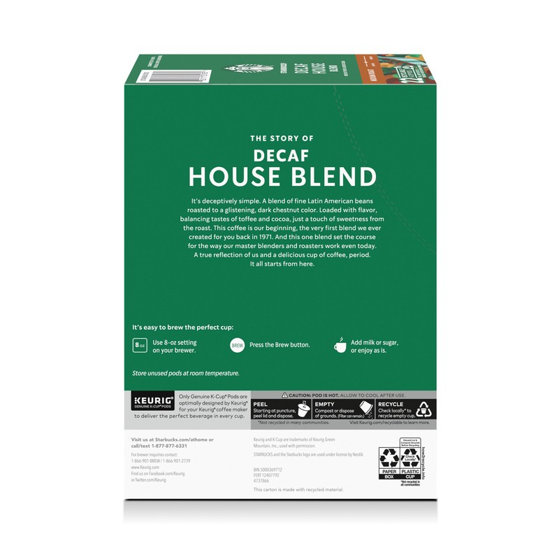 Starbucks K-Cup Coffee Pods, Medium Roast Hot or Iced Coffee,