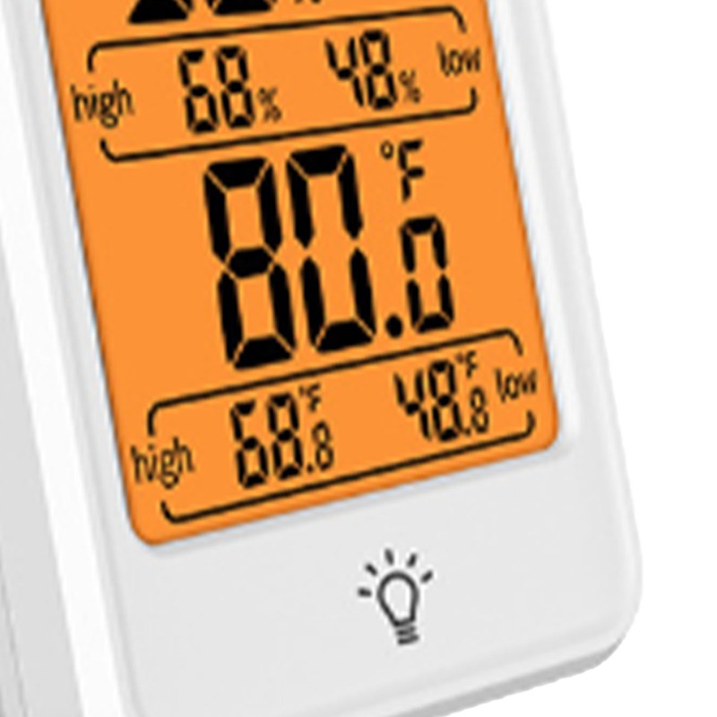 Thermometer Hygrometer Indoor Digital Temperature Humidity Monitor Meter with Backlight