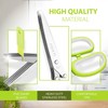 SASACIA 2-Pack Herb Scissors Set with 5 Blades & 3