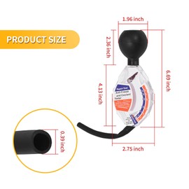 ZUDKSUY Coolant Tester Water Prestone Antifreeze Coolant ABS Automotive Antifreeze Tester, Freezing Point Measurement Specific Gravity Meter Antifreeze Tester