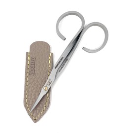 Henbor Professional Premium Mix Line Stainless Steel Manicure Pedicure Nail Scissors Premium Quality Nail Cuticle Trimmer Manicure Tool Handcrafted in Italy (Extra Pointed Cuticle Scissors)