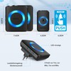TECKNET Wireless Doorbell, Wireless Doorbell Set, 400 m Range, IP65