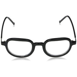 A.J. Morgan Eyewear Examiner-Reading Glasses Round, Black, 44-24-146mm + 2