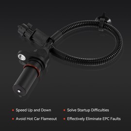 Crankshaft Position Sensor 391802B000 Compatible with Hyundai Accent 2012-18, Elantra 1.8L/2.0L 2011-18, Veloster 1.6L 2012-17, Tucson 2013-18 and KIA Forte 1.8L/2.0L 2014-18