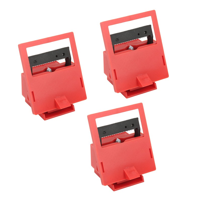 3Pcs/Set Large Clamp On Circuit Breaker Lockout Device Temperature Resistance