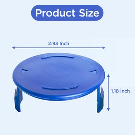 tolparts Replacement Trimmer Spool Caps for Kobalt KST 2040-06, KST 120X-06, KST 120X, Weed Eater Spool Cap Cover for Kobalt 12-in 40v String Trimmers (4 Pack)