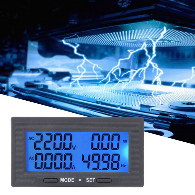 YB5142DM 0-500V Intelligent Digital LCD Display AC Voltage Current Tester