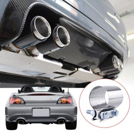 Exhaust Pipe Clamp | Heavy Muffler Clamp Exhaust Couplers | Lap Joint Band Clamp, Exhaust Pipe Clamp Band for Exhaust Pipes, Mufflers and Catalytic Converters