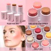 KIMUSE Multi Stick Trio Face Makeup, Cream Blush Stick for