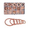 CONPHERON Pack of 178 Copper Rings Assortment in 15 Sizes