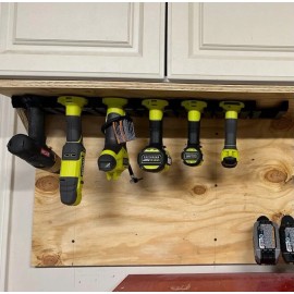 Ryobi Tool Holder Wall Mount 10 pack- Black