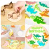Dinosaur Cookie Cutter Set, 4-Piece-Trex, Spinosaurus, Brachiosaurus, Triceratops, Dinosaur Cookie