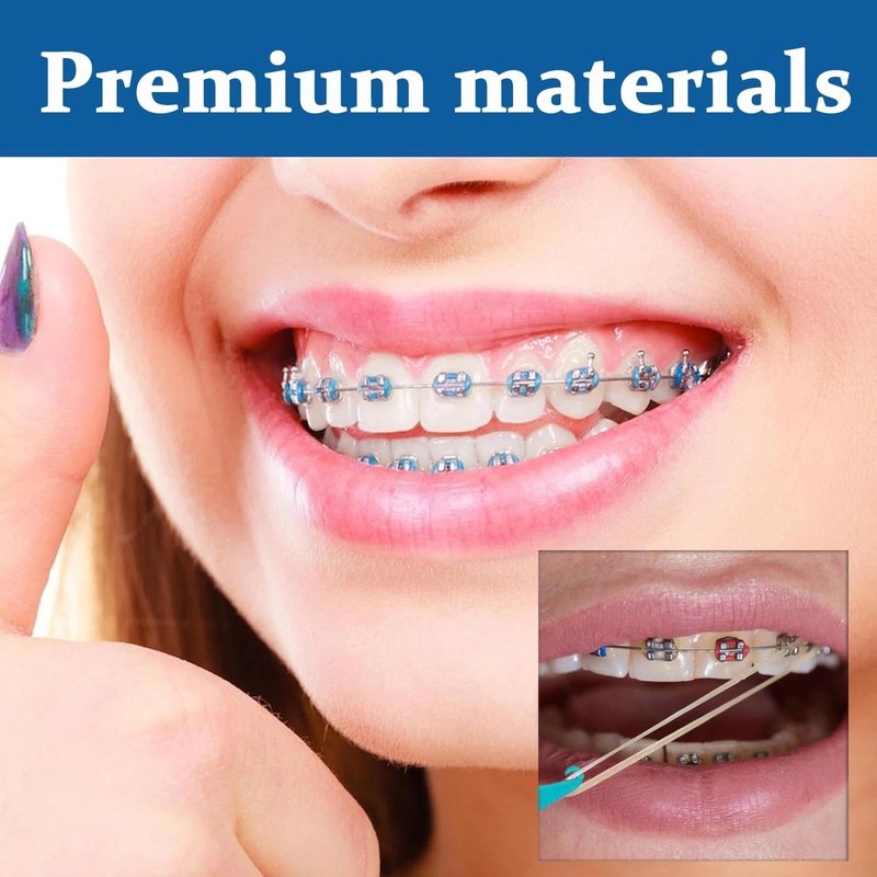 Small Orthodontic Elastic Bands - 5PCS/Pack, for Teeth Braces, Dental,