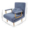 mignonnememe Convertible Sleeper Chair 2 in 1 Sleeper Sofa Pull
