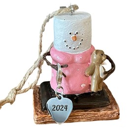 S'Mores Expecting Mom Ornament, Baby Coming Soon, Pregnancy Announcement Ornament, We're Expecting, Parents to be, Expecting Baby, Pregnant Christmas Ornament 2024