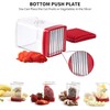 Cup Slicer Fruit,Stainless Steel Fruit Slicer Cutter Cup,Vegetable Speed Slicer