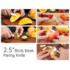 WELLSTAR 2.5 Inch Birds Beak Paring Knife, Sharp High Carbon