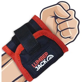 LUMBER JACK Magnetic Wristband Best DIY Gift, Easily Fit 8-12 Screws, Nails, Wrenches, Drill Bits, Gadgets for Men, Gifts for Dad, Birthday Gifts