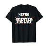 Neuro Tech Christmas Neuroscience Technologist Techs Crew T-Shirt