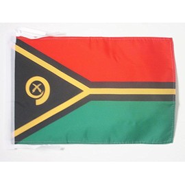 AZ FLAG Vanuatu Flag 18'' x 12'' Cords - Vanuatu Small Flags 30 x 45cm - Banner 18x12 in