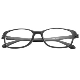 MIRYEA Nearsighted Distance Glasses For Men Women Retro Myopia Eyeglasses Short Sighted Eyewear Anti Blue Light Spectacles (Black, -1.25, diopters)