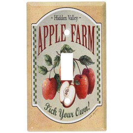Art Plates - Apple Farm Switch Plate - Single Toggle