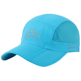 AIEOE Adult Cap UV Protection Cap Baseball Cap Breathable Sports Cap Sun Protection Snapback, turquoise