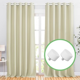 180 inch Curtain Rods, 1" Heavy Duty White Curtain Rod for Outdoor Pato, Living Room, Bedroom, Metal Modern Curtain Pole with End Caps, 10 to 15 ft Drapery Rod Set with Brackets