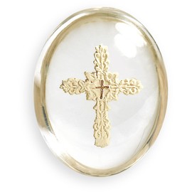 AngelStar 8745 Cross Worry Stone, 1-1/2-Inch