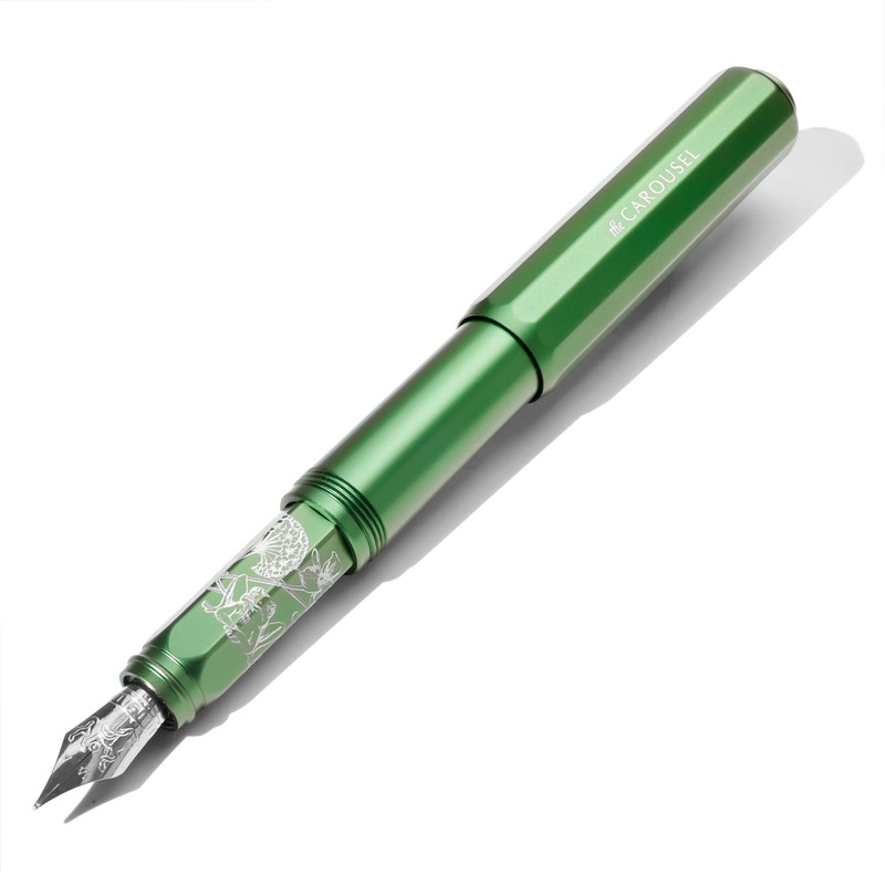 Ferris Wheel Press , Aluminum Carousel Fountain Pen, Book of
