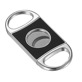 Visol Vincent Matte Black Double Guillotine Cigar Cutter