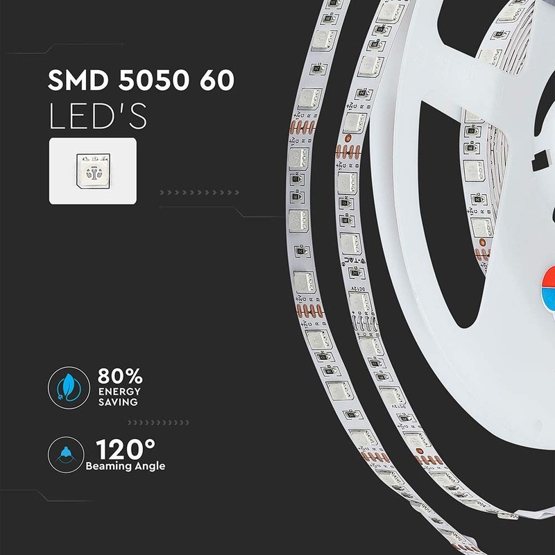 VT-5050 60 LED Strip Light COLORCODE:3000k Set IP20