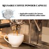 Reusable Coffee Pods, Washable Stainless Steel Refillable Coffee Powder Capsule