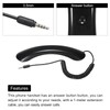 sourcing map 3.5mm Retro Telephone Handset Cell Phone Telephone Receiver